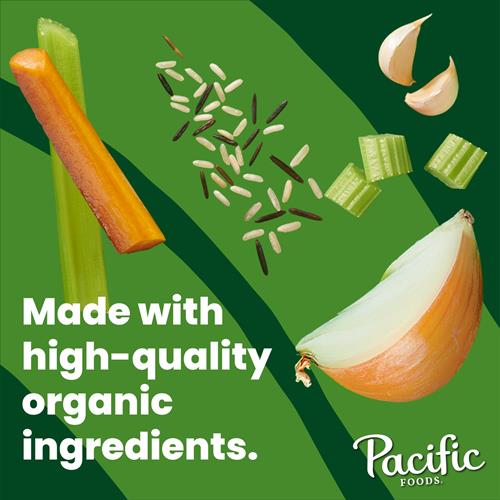 Pacific Foods Organic Lightly Salted Chicken And Wild Rice Soup, 16.3 Oz Can