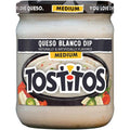 Tostitos Dip, Queso Blanco, Medium, 15Oz