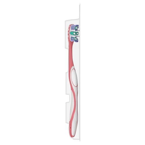 Colgate 360 Optic White Advanced Whitening Toothbrush, Adult Medium Toothbrush With Whitening Cups, Helps Whiten Teeth And Removes Odor Causing Bacteria, 2 Pack