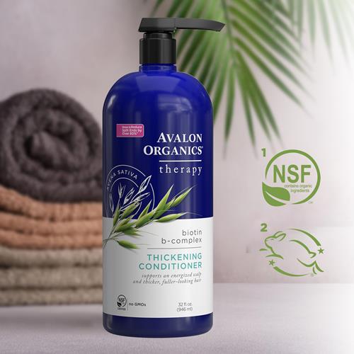 Avalon Organics Therapy Thickening Conditioner Biotin B-Complex, 32 Oz