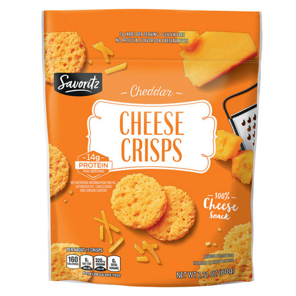 Savoritz Cheddar  Cheese Crisp, 1.95 oz