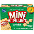 Kroger Mini Alphabet Cookie Snack Packs 12 ct / 1 oz
