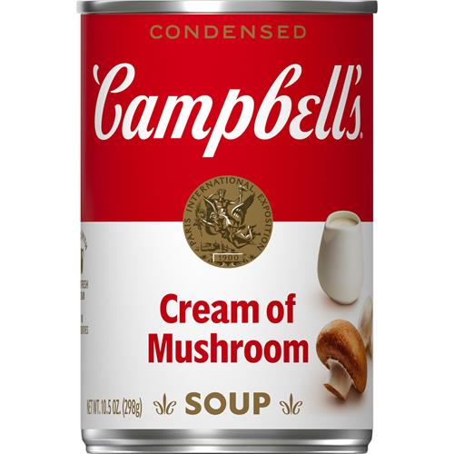 Campbells Condensed Cream Of Mushroom Soup, 10.5 Oz Can