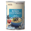 Millville Quick Cook Steel Cut Oats Canister, 25 oz