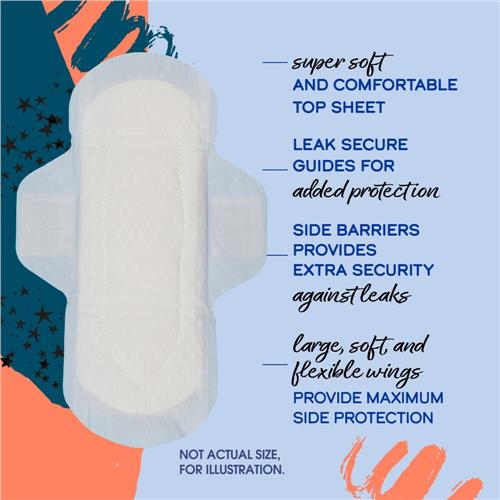 Kroger Ultra Thin Pads with Wings Overnight Size 4 Unscented 14 count