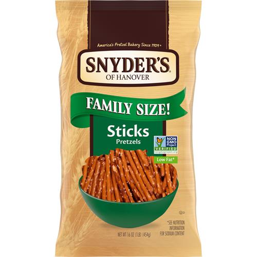 Snyders Of Hanover Pretzel Sticks, Family Size 16 Oz