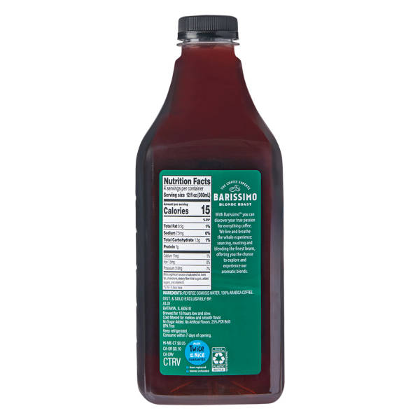 Barissimo Blonde Roast  Iced Coffee, 48 fl oz