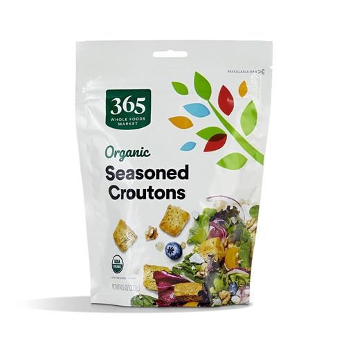 Whole Foods Market Organic Seasoned Croutons, 4.5 Ounce