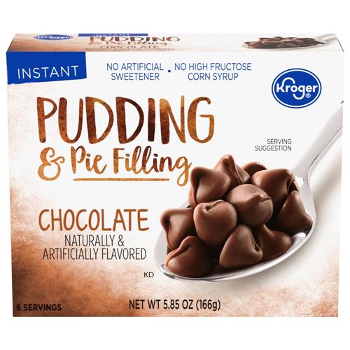 Kroger Instant Chocolate Pudding & Pie Filling 5.85 oz