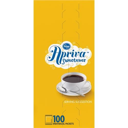 Kroger Apriva Zero Calorie Sweetener with Sucralose 100 ct