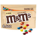 M&Ms Almond Milk Chocolate Candy, Sharing Size, 8.6 Oz Bag