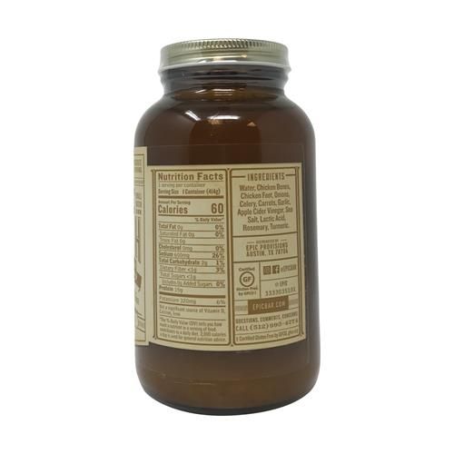 Epic Artisanal Bone Broth, Homestyle Savory Chicken, 14 Oz.