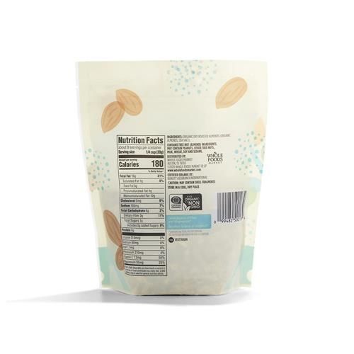 Whole Foods Market Organic Dry Roasted & Salted Almonds, 10 Oz