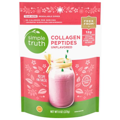 Simple Truth Unflavored Collagen Peptides Dietary Supplement Powder 8 oz