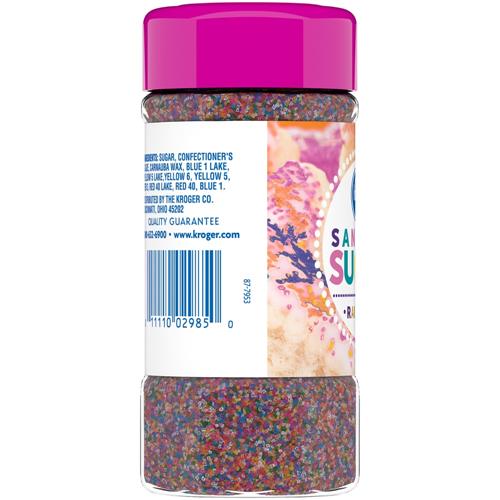 Kroger Rainbow Sanding Sugar 4 oz