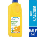 Kroger 100% Orange Juice From Concentrate With Calcium Vitamins C & D 0.5 gallon
