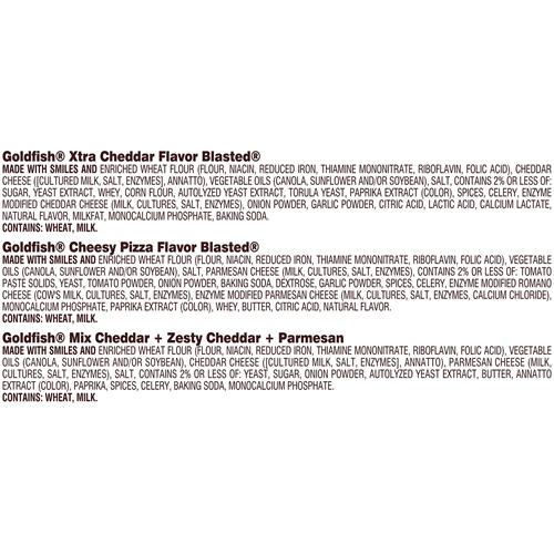 Goldfish Bold Mix Variety Pack Snack Crackers, 1 Oz Snack Packs, 30 Ct Box