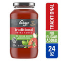 Kroger No Sugar Added Traditional Pasta Sauce 24 oz
