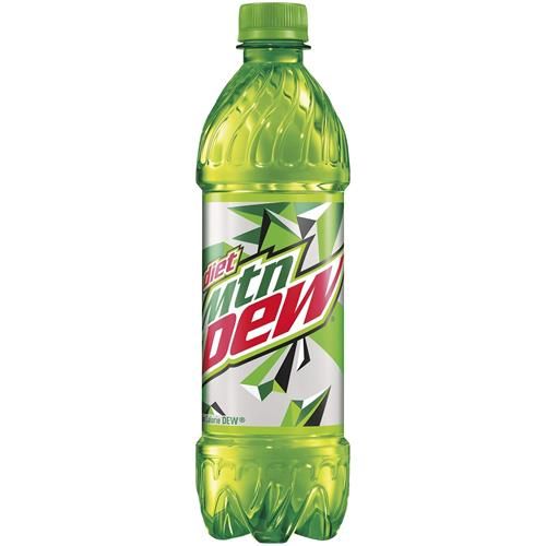 Diet Mountain Dew Soda, 16.9Oz Bottles (6 Pack)