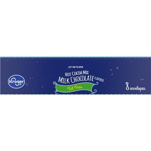 Kroger Fat Free Milk Chocolate Hot Cocoa Mix 8 ct / 7.9 oz
