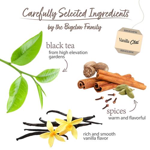 Bigelow Vanilla Chai Tea Bags - 20 Ct