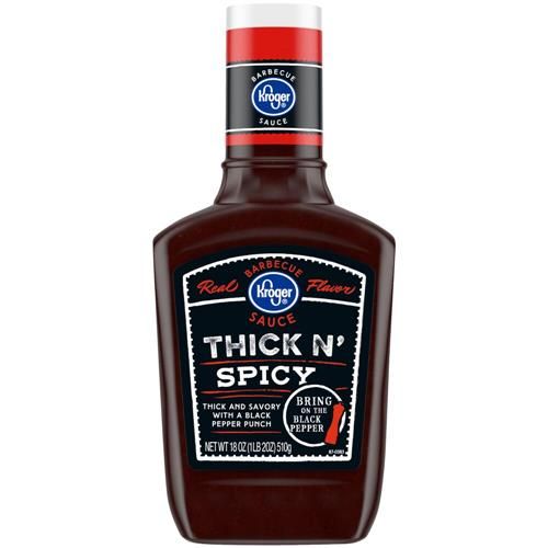 Kroger Thick n Spicy BBQ Sauce 18 oz