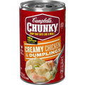 Campbells Chunky Soup, Creamy Chicken And Dumplings Soup, 18.8 Oz Can