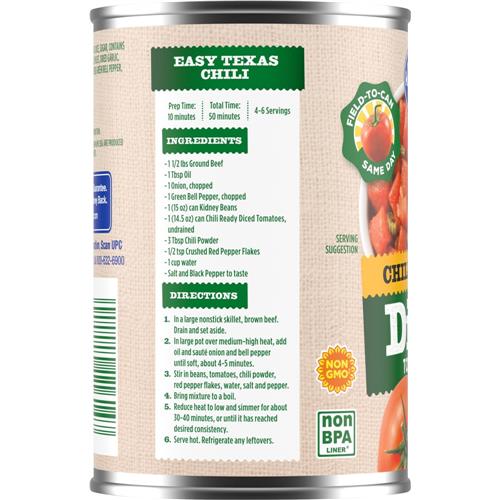 Kroger Chili Ready Diced Tomatoes 14.5 oz