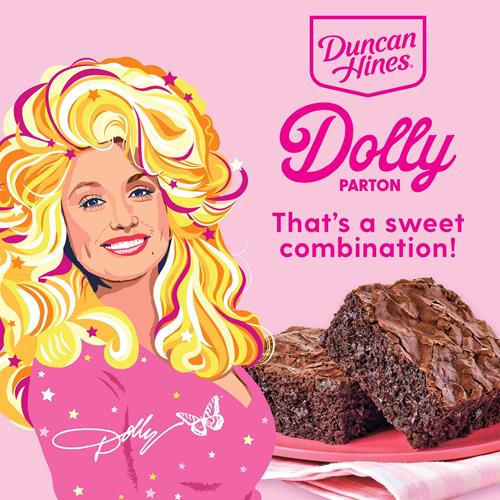 Duncan Hines Dolly Partons Fabulously Double Fudge Brownie Mix, 17.6 Oz.