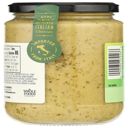 Whole Foods Market Pesto Alfredo Sauce, 14.5 Oz