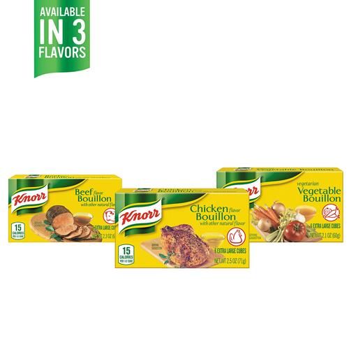 Knorr Cube Bouillon, Vegetable, 6 Cubes, 2.1 Oz
