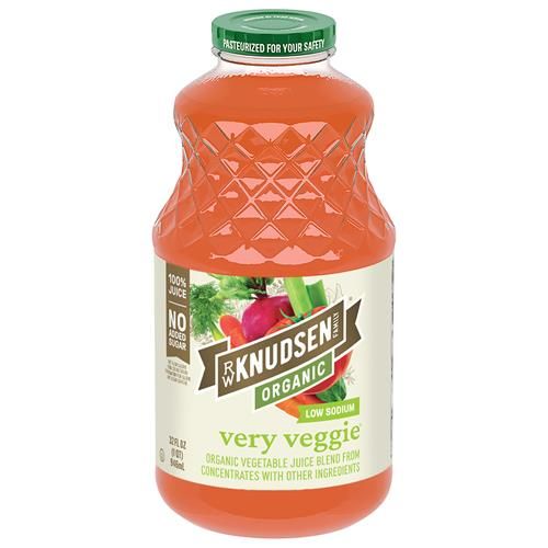 R.W. Knudsen Organic Very Veggie Low Sodium Vegetable Juice Blend, 32 Ounces