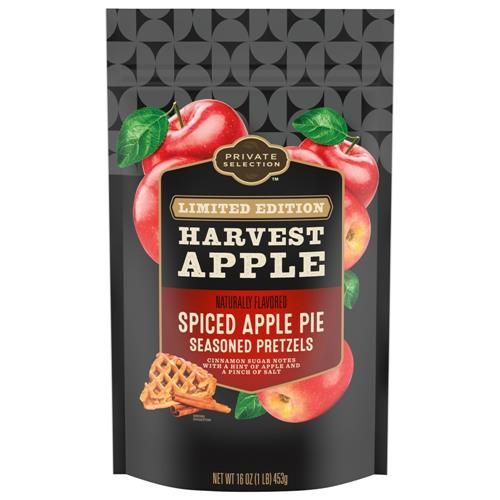 Private Selection Limited Edition Harvest Apple Spiced Apple Pie Seasoned Pretzels 16 oz