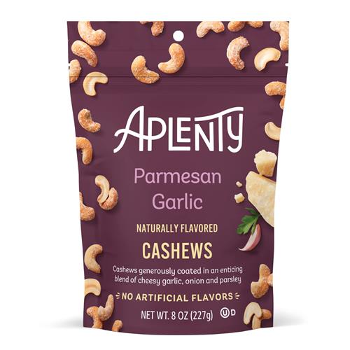 Aplenty Parmesan Garlic Cashews, 8 Oz