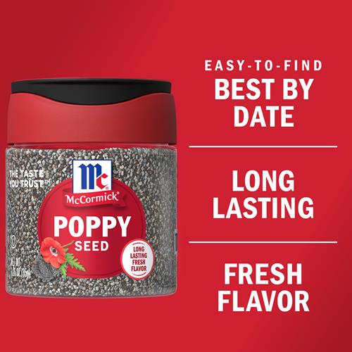 Mccormick Poppy Seed, 1.25 Oz