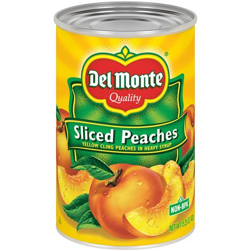 Del Monte Yellow Cling Sliced Peaches, 15.25 Oz