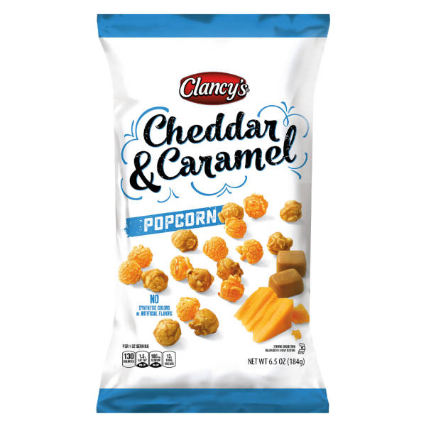 Clancy's Cheddar and Caramel Popcorn, 6.5 oz
