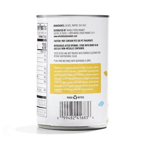 Whole Foods Market, Ripe Medium Pitted Olives, 6 Ounce