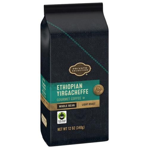 Private Selection Ethiopian Yirgacheffe Light Roast Whole Bean Coffee 12 oz