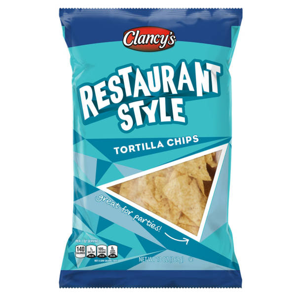 Clancy's Restaurant  Style  Tortilla Chips, 13 oz