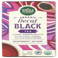 Whole Foods Market, Tea Black Decaf Organic, 20 Count
