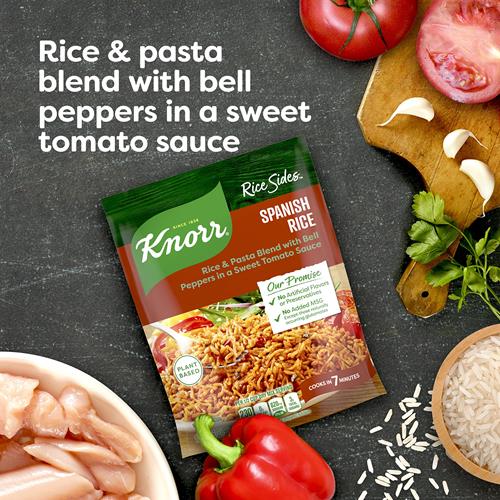 Knorr Rice Sides For A Tasty Rice Side Dish Spanish Rice No Artificial Flavors, No Preservatives, No Added Msg 5.6 Oz