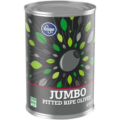 Kroger Jumbo Pitted Ripe Olives 5.75 oz