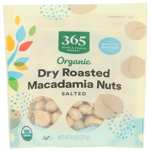 Whole Foods Market, Organic Macadamia Nuts, 8 Oz