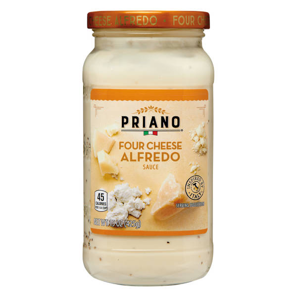Priano Four Cheese  Alfredo Sauce, 15 oz