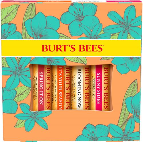 Burts Bees Gifts Ideas - Just Picked Lip Balm Set, Pomegranate, Watermelon, Sweet Mandarin, Coconut & Pear, Natural Origin Lip Treatment, 4 Tubes, 0.15 Oz.