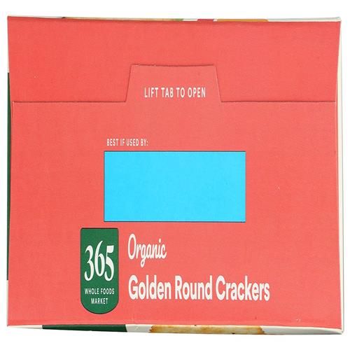 Whole Foods Market, Organic Golden Round Crackers, 12 Oz