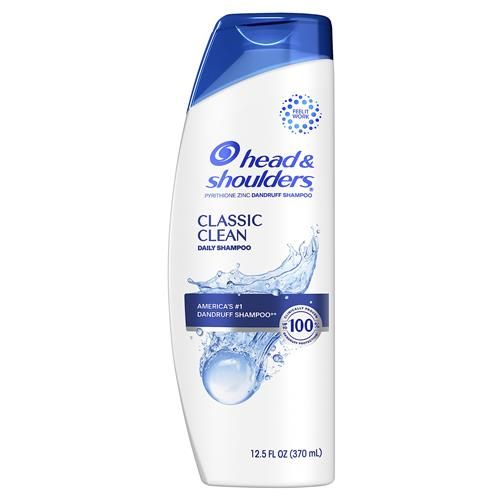 Head And Shoulders Dandruff Shampoo, Anti-Dandruff Treatment, Classic Clean For Daily Use, Paraben Free, 12.5 Oz