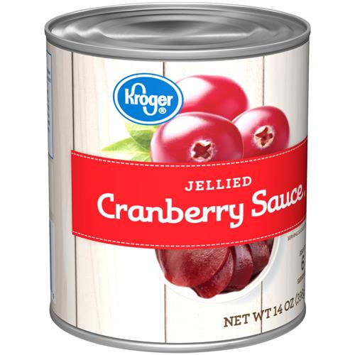 Kroger Canned Jellied Cranberry Sauce 14 oz