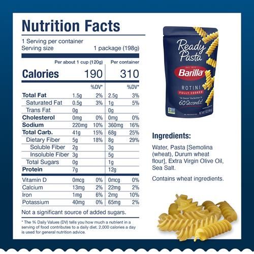Barilla Ready Pasta Rotini